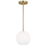 Rory Pendant - Satin Bronze / Clear / White