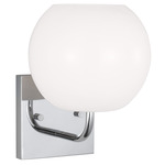 Rory Wall Sconce - Chrome / Opal