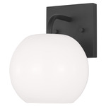 Rory Wall Sconce - Midnight Black / Opal