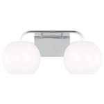 Rory Bathroom Vanity Light - Chrome / Opal