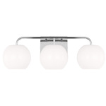 Rory Bathroom Vanity Light - Chrome / Opal
