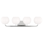 Rory Bathroom Vanity Light - Chrome / Opal