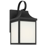 Saybrook Outdoor Wall Sconce - Textured Black / Smooth White