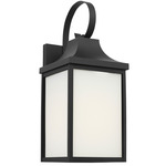 Saybrook Outdoor Wall Sconce - Textured Black / Smooth White