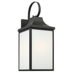 Saybrook Outdoor Wall Sconce - Textured Black / Smooth White