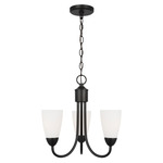Seville Chandelier - Midnight Black / White