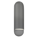 Ambiance Capsule Outdoor Wall Sconce - Gloss Grey