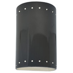Ambiance 5995 Perforated LED Wall Sconce - Gloss Grey