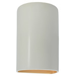 Ambiance Outdoor LED Downlight Wall Sconce - Matte White / Champagne Gold