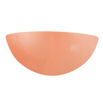 Ambiance LED Quarter Sphere Wall Sconce - Gloss Blush