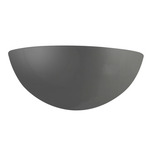 Ambiance LED Quarter Sphere Wall Sconce - Gloss Grey
