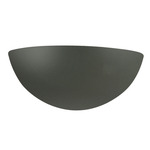 Ambiance LED Quarter Sphere Wall Sconce - Pewter Green