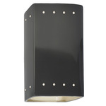 Ambiance 0925 LED Perforated Wall Sconce - Gloss Grey