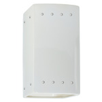 Ambiance 0925 LED Perforated Wall Sconce - Gloss White / Gloss White