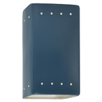 Ambiance 0925 LED Perforated Wall Sconce - Midnight Sky / Matte White
