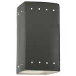 Ambiance 0925 LED Perforated Wall Sconce - Pewter Green