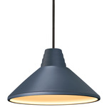 Radiance Ziggurat Pendant - Matte Black / Midnight Sky