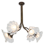 Bloom Chandelier - Bronze / Clear