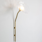 Bloom Plug-In Wall Sconce - Brass / Clear
