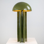 Fin Dome Table Lamp - Green