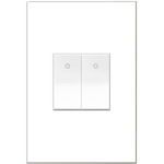 Adorne 277V 20A 3-Way Half Size Paddle Switch with Microban - White