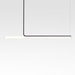 Ambrosia Linear Suspension with Surface Canopy 0-10V - Black