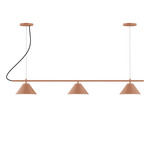Axis Pinnacle Color-Select Cord Hung Multi-Light Pendant - Terracotta