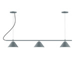 Axis Pinnacle Color-Select Cord Hung Multi-Light Pendant - Slate Gray