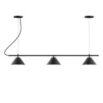 Axis Pinnacle Color-Select Cord Hung Multi-Light Pendant - Black