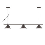 Axis Pinnacle Color-Select Cord Hung Multi-Light Pendant - Architectural Bronze