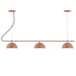 Axis Arcade Color-Select Cord Linear Multi-Light Pendant - Terracotta