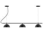 Axis Arcade Color-Select Cord Linear Multi-Light Pendant - Black