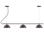 Axis Arcade Color-Select Cord Linear Multi-Light Pendant - Architectural Bronze