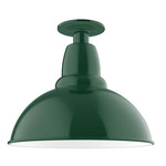 Cafe Outdoor Ceiling Light - Forest Green