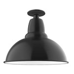 Cafe Outdoor Ceiling Light - Black