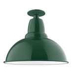 Cafe Outdoor Ceiling Light - Forest Green