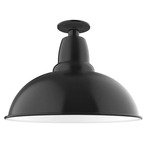 Cafe Outdoor Ceiling Light - Black