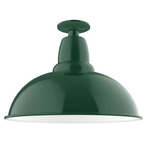Cafe Outdoor Ceiling Light - Forest Green