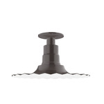 Radial Ceiling Light Fixture - Architectural Bronze