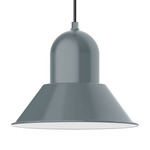 Prima Cord Pendant - Slate Gray / White