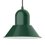 Prima Cord Pendant - Forest Green / White