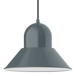 Prima Cord Pendant - Slate Gray / White