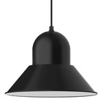Prima Cord Pendant - Black / White