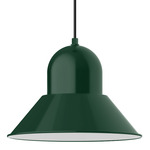 Prima Cord Pendant - Forest Green / White