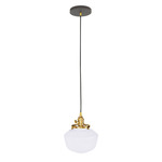 Uno Pendant - Brushed Brass / Architectural Bronze