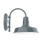 Warehouse Hook Outdoor Wall Light - Slate Gray