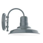 Warehouse Hook Outdoor Wall Light - Slate Gray