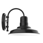 Warehouse Hook Outdoor Wall Light - Black