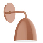 J-Series Jill Curved Arm Wall Light - Terracotta