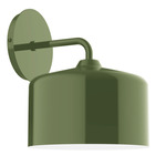 J-Series Julia Curved Arm Wall Sconce - Fern Green